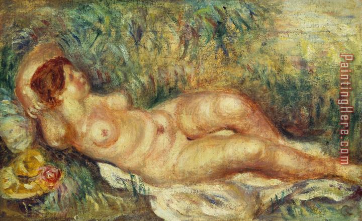 Pierre Auguste Renoir Outstretched Nude